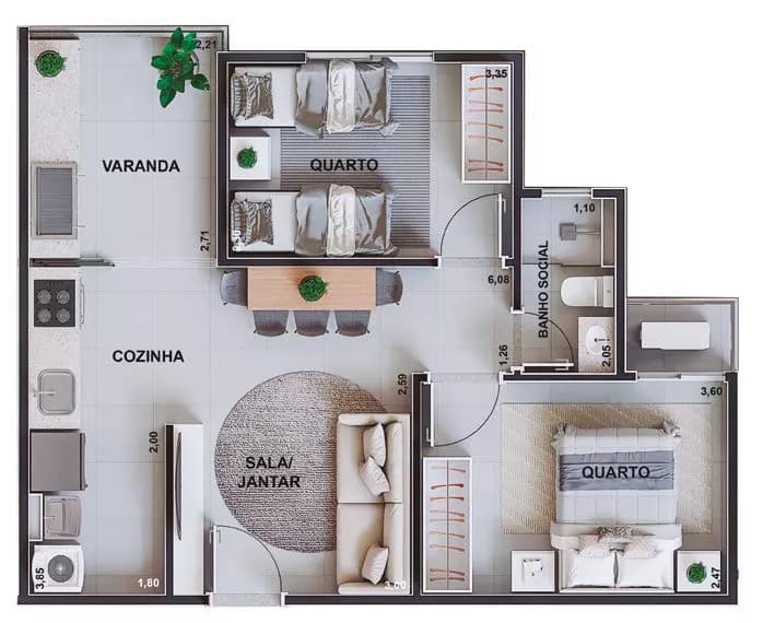 Varandas Park 2 - Preços a partir de R$ 318 mil | MySide