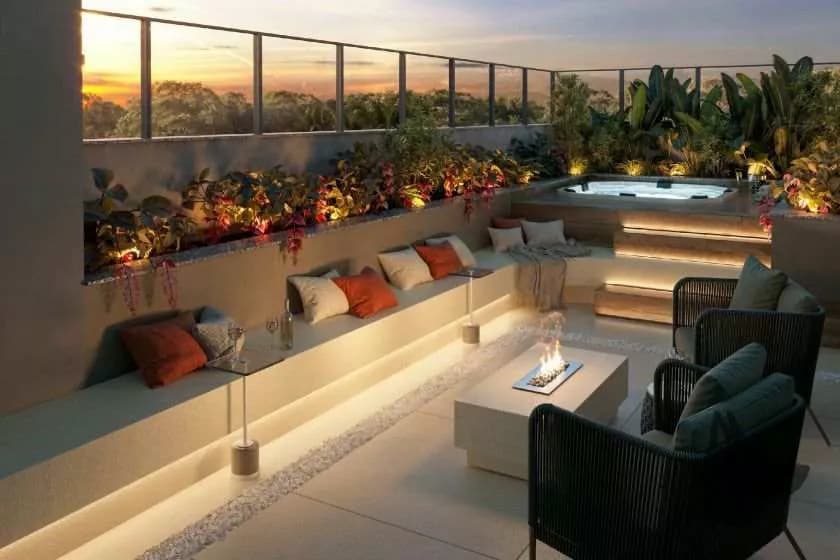 Fireplace do empreendimento Vergê