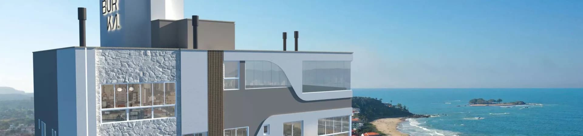 Fachada do Bantaya Tower, da Burka