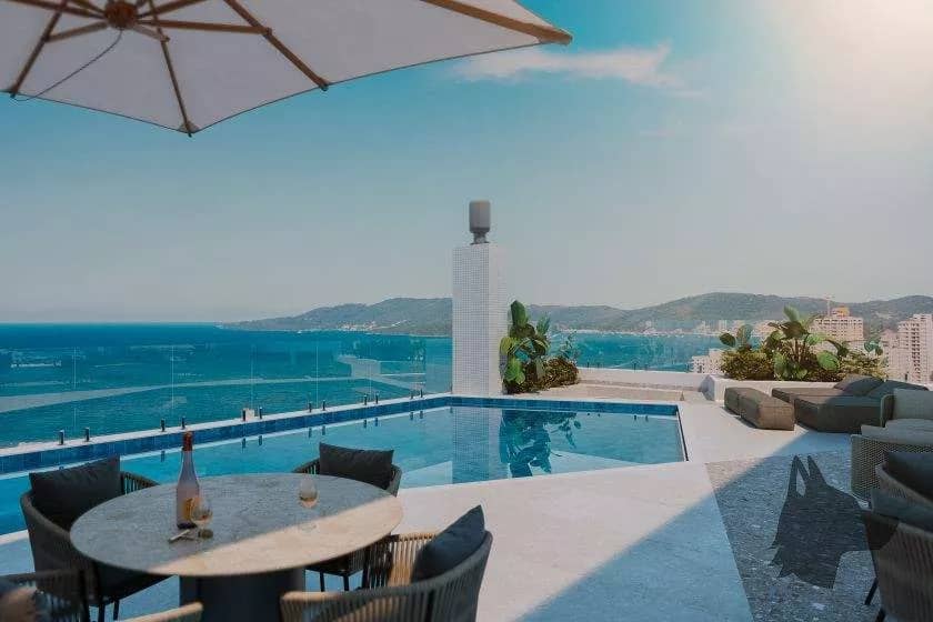 Piscina do empreendimento Blanc Residence Piscina do empreendimento Blanc Residence