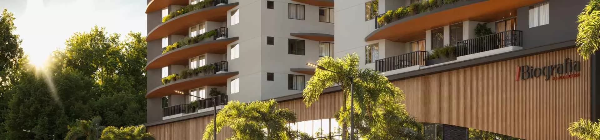 Fachada do Biografia Parque Flamboyant