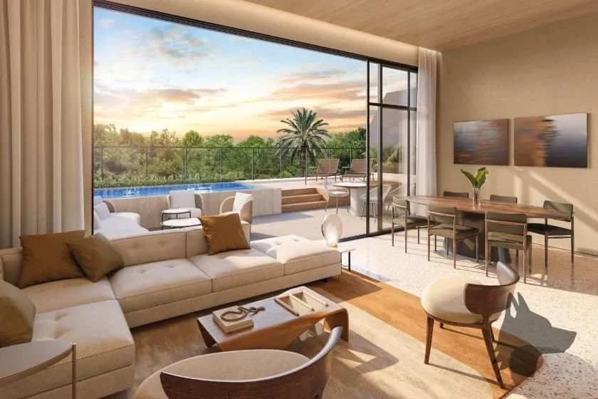 Living do empreendimento Península Insigna apartamentos 222 a 337 m2 Living do empreendimento Península Insigna apartamentos 222 a 337 m2