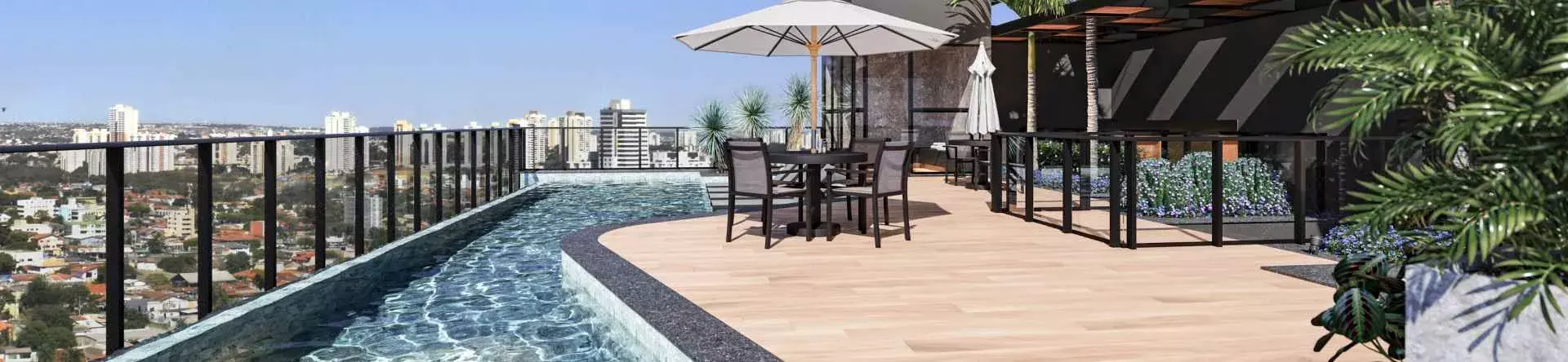 Fachada do Urban Garden Residence, da Construtora Yutá