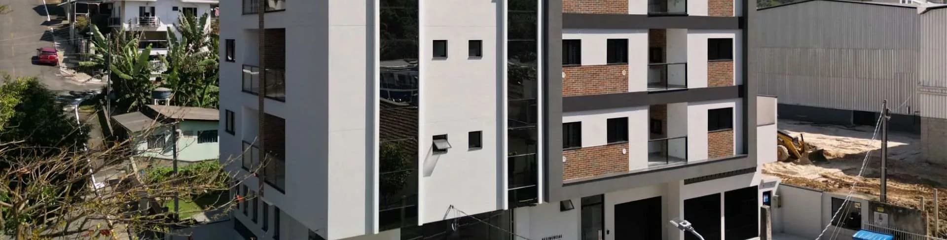 Fachada da Residencial Jardim dos Palmares, da construtora Nogueira Incorporadora