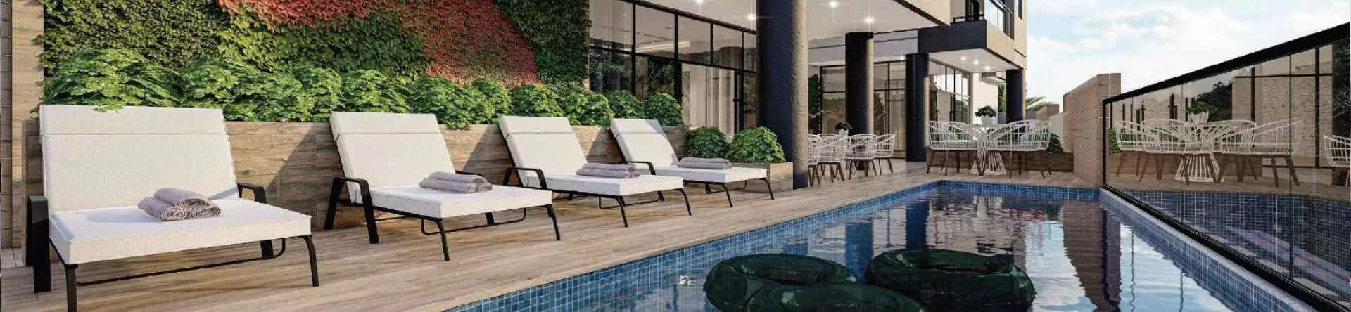 Fachada do Jardim Bom Sucesso Residence, da A7N Empreendimentos