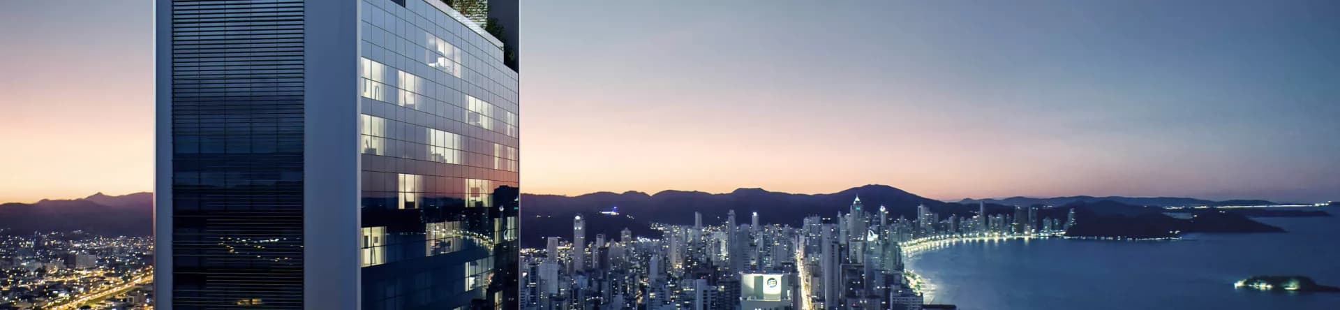 Fachada do Vitra by Pininfarina, da Pasqualotto & GT Empreendimentos