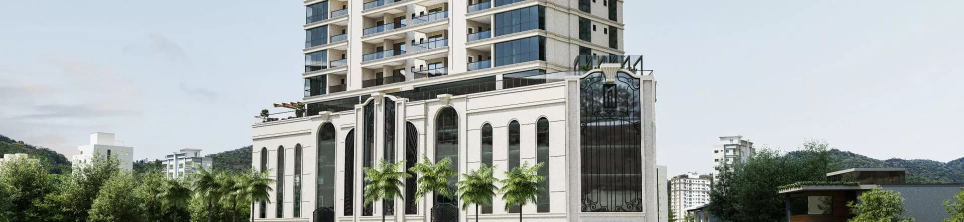 Fachada do Number One, da N1 Construtora