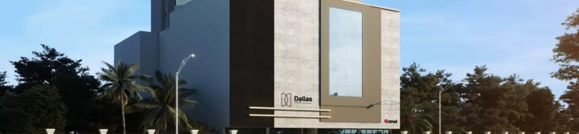 Fachada do Dallas House, da Anel Construtora