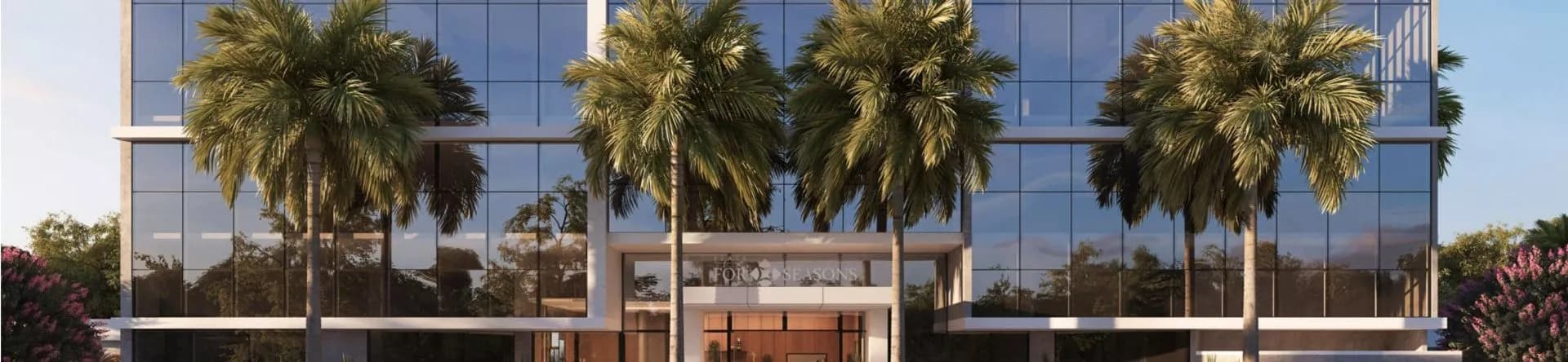 Fachada da Flats for Seasons, Construtora H Empreendimentos