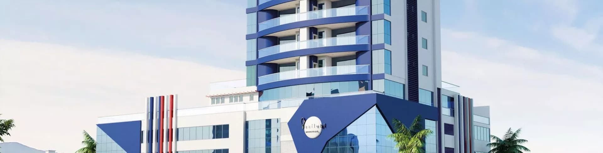 Fachada do Pleniluni Residenziale, da Du-Art Empreendimentos