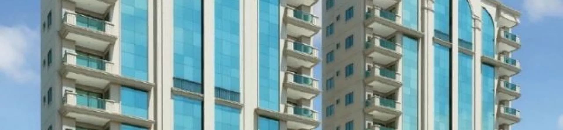 Fachada do Platinum Towers Residence, da Silva Empreendimentos