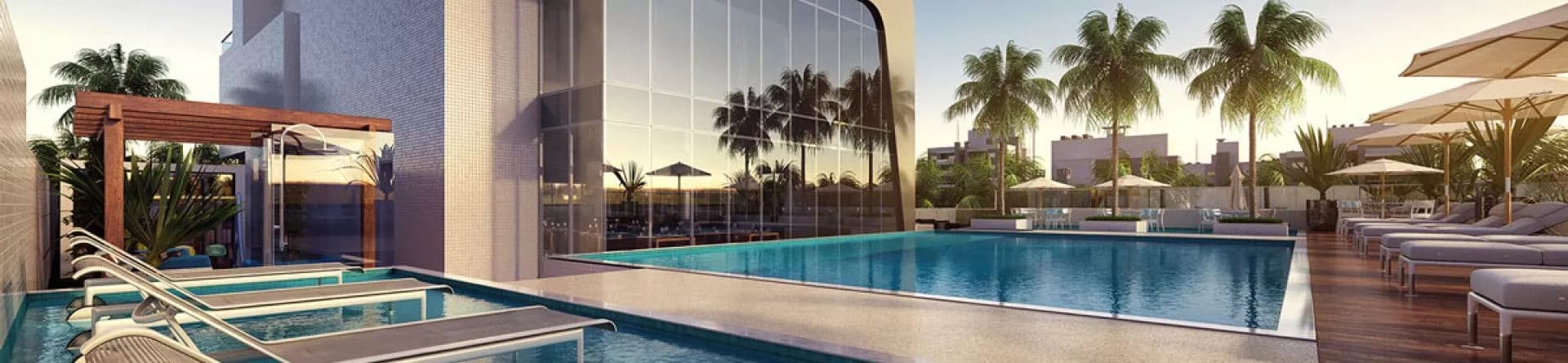 Fachada do Ocean Breeze Residence, da Construtora RV