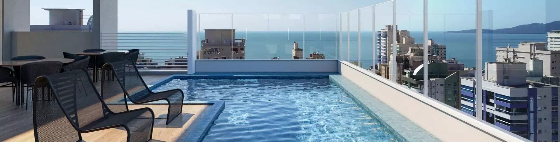 Piscina do Sirius Residence, Construtora Du-Art Empreendimentos Imobiliários