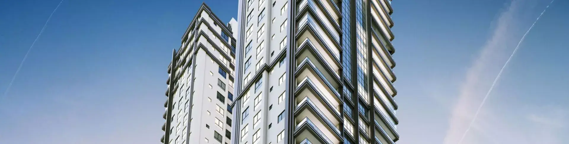 Fachada do Wall Street Tower, da Meia Praia Empreendimentos