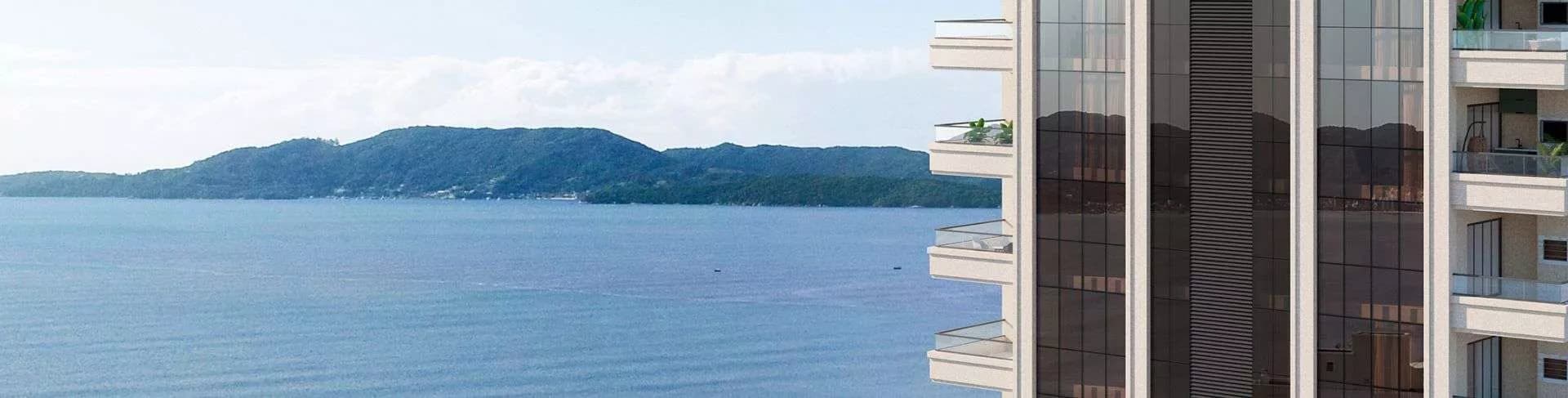 Fachada do Acqua Blue Residence, da ARS Kammer Construtora