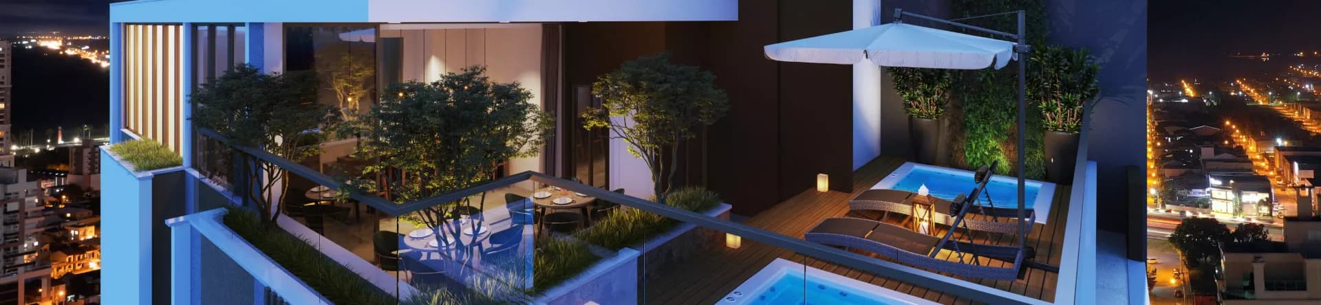 Fachada do Senses Residence, da Selcor Empreendimentos - Desktop