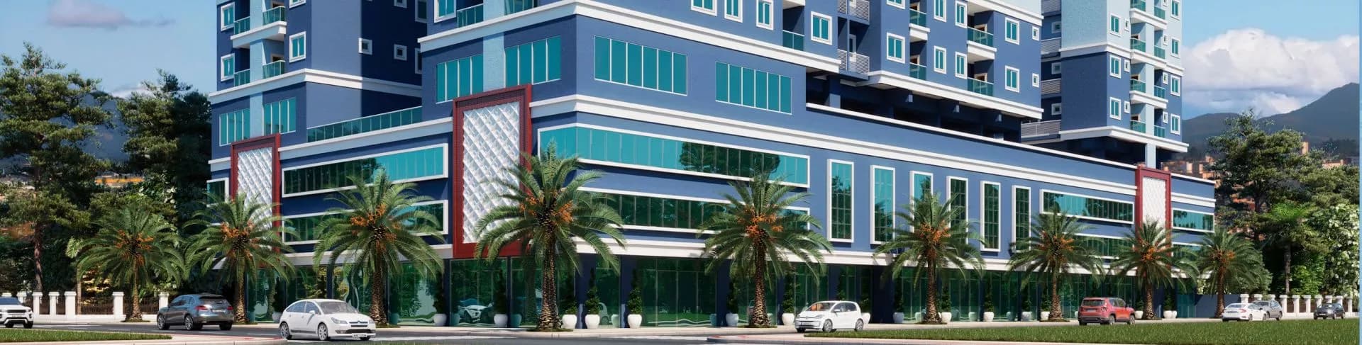 Fachada do Ilha Li Galli Residence, da Santana Empreendimentos