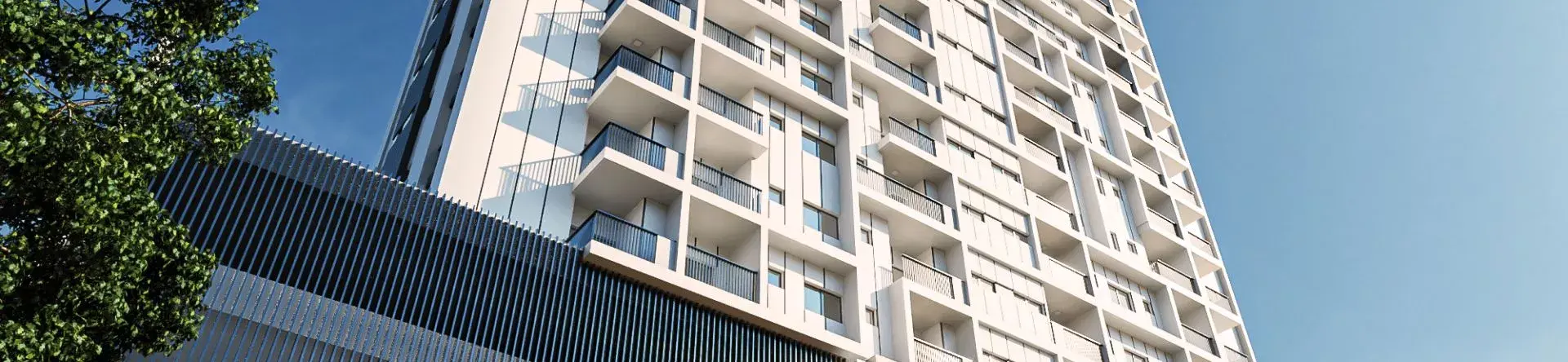 Fachada do Blanc Residence, da Selcor Empreendimentos