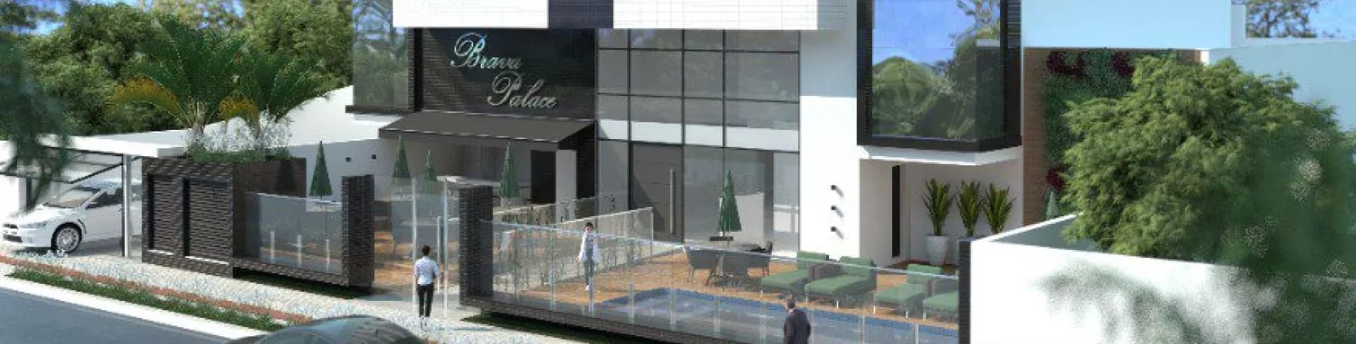 Fachada do Le Biarritz Residence, da Rosecon Empreendimentos