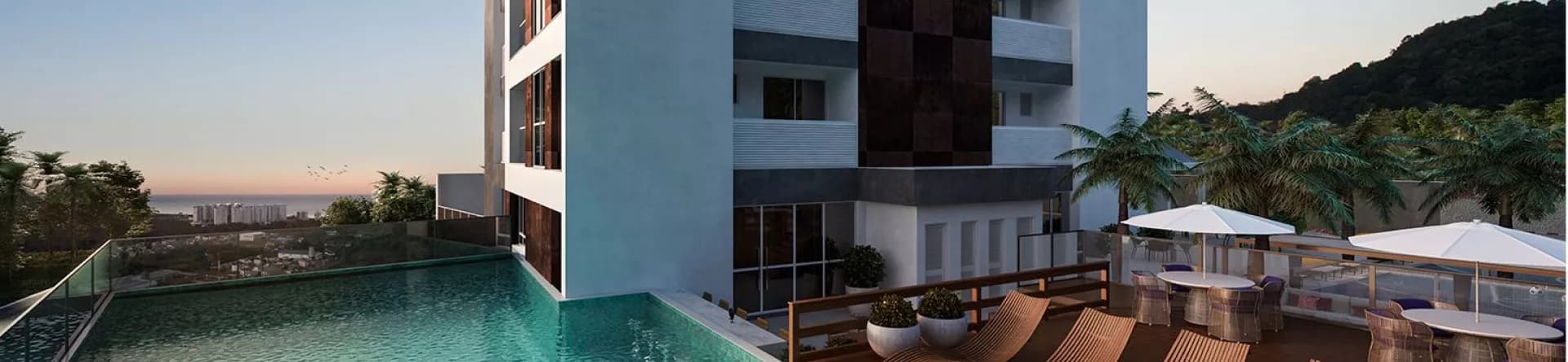 Fachada da Brava Hill Residence , da Construtora CN Construtora e Inco