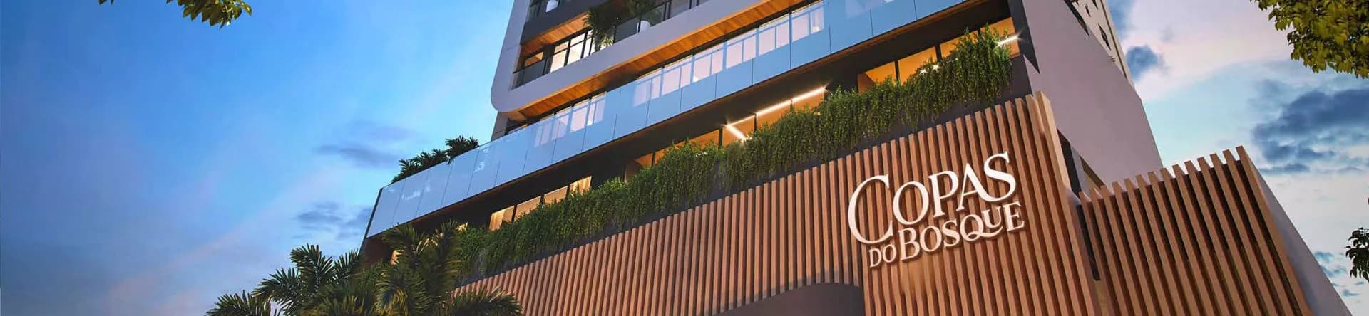 Fachada do Copas do Bosque, da Rizzo Incorporadora
