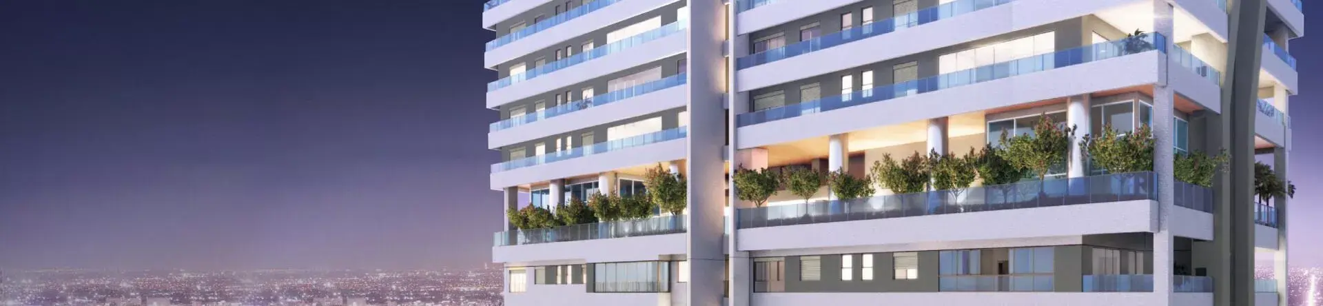 Fachada do Horizonte Flamboyant, da Partini Construtora